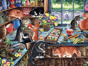 In the Garden Shed Flower & Garden By Buffalo Games