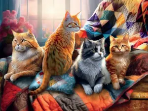 Cats and Quilts Big Cats By Buffalo Games