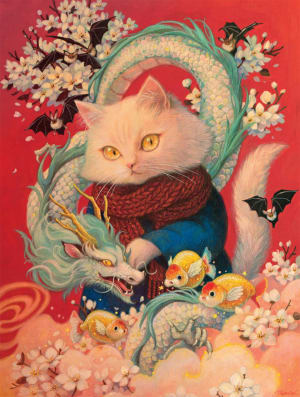 Year of the Dragon Cultural Art By Buffalo Games