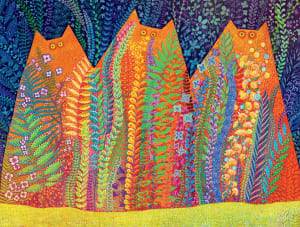 Cats: Three Cats in the Garden Cats By Buffalo Games