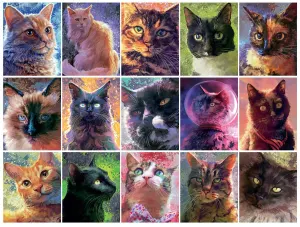Cats: Cat Candids Collage By Buffalo Games
