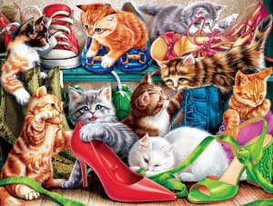 Cats: Shoe Closet Kittens Around the House By Buffalo Games