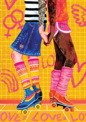 Love Equals Love Cartoon By Buffalo Games