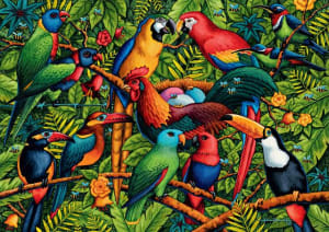 Birds of a Feather Jungle Animals By Buffalo Games