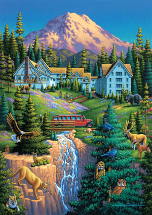 Mount Rainier Folk Art By Buffalo Games