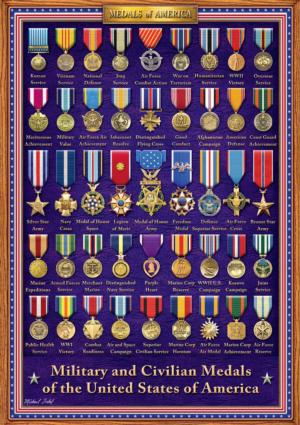 Medals of America Military Large Piece By Buffalo Games