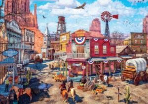 Old Western Town General Store Jigsaw Puzzle By Buffalo Games