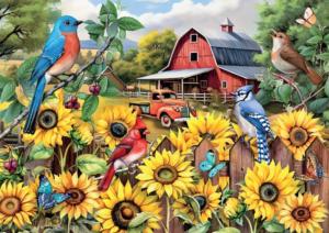 Sunflower Friends Flower & Garden Jigsaw Puzzle By Buffalo Games