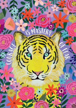 Courageous Tiger Big Cats By Buffalo Games