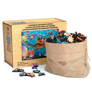 Wood Puzzle: Tiny Bubbles Sea Life By Buffalo Games