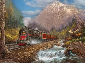 GOLD: Canadian Pacific Railroad Train By Buffalo Games