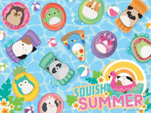 Squishmallow Pool Party Game & Toy By Ceaco