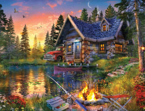 Sun Kissed Cabin Sunrise & Sunset By Springbok