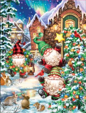 Gnome Village Christmas Jigsaw Puzzle By Springbok