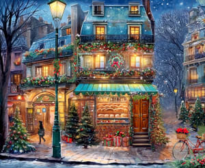 Winter Wonderland Cafe Christmas By Springbok