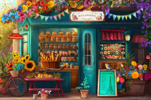Boulangerie Pastry Shop Food and Drink By Springbok