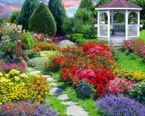 Flower Garden 500Pc Flower & Garden By Springbok