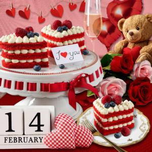 Valentines Day Dessert & Sweets Jigsaw Puzzle By Springbok