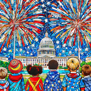 Summer Fireworks Fourth of July By Springbok