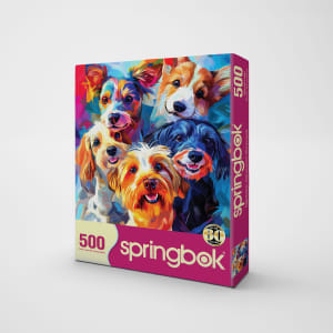 Puppy Rainbow Dogs By Springbok