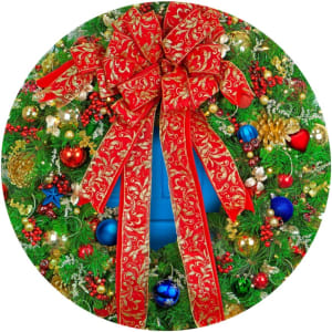 Holiday Wreath Christmas By Springbok
