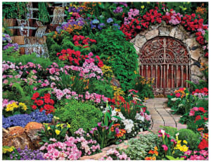 Puzzles to Remember - Wine Cellar Flower & Garden By Springbok