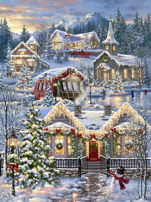 Christmas Village Christmas By Springbok