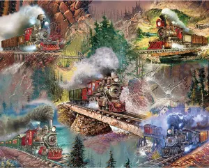 Thrilling Trains Landscape By Springbok