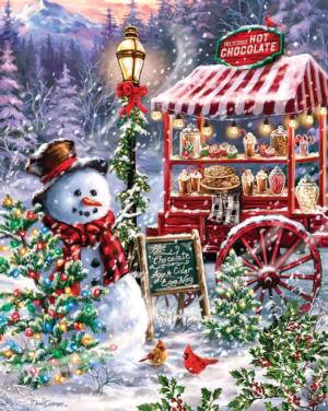 Hot Chocolate Stand Christmas Jigsaw Puzzle By Springbok