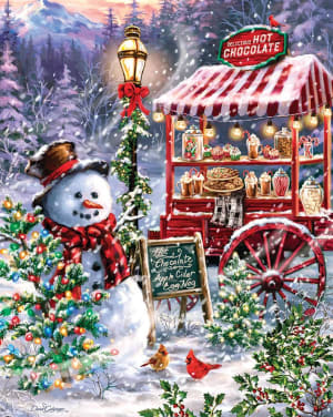 Hot Chocolate Stand Christmas By Springbok