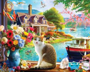 Crisp Morning Around the House Jigsaw Puzzle By Springbok