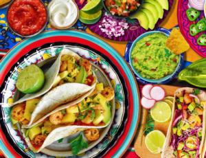 Taco Table Food and Drink Jigsaw Puzzle By Springbok