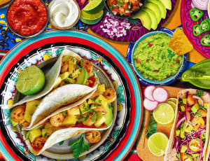 Taco Table Food and Drink By Springbok