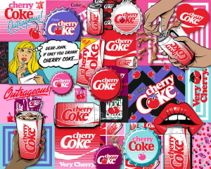 Coca-Cola Cherry Coke Dessert & Sweets By Springbok