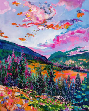 Rocky Mountain Twilight Limited Release Landscape By Springbok
