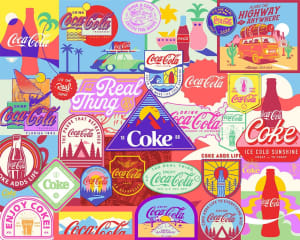 Coca-Cola Outdoor Escape Collage By Springbok