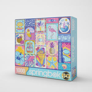 Tropical Vibes Collage By Springbok