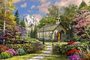 Mountain View Chapel Landscape By Springbok