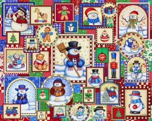 Snow Days Collage By Springbok