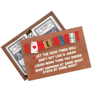 Game Night Fun Cards With Dice By Carson