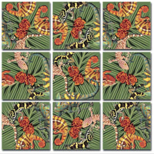 Lizards Reptile & Amphibian By Scramble Squares