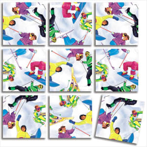 Skiing Sports By Scramble Squares