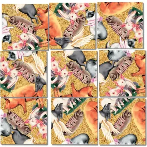 Pigs Farm Animal By Scramble Squares