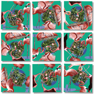 Flamingos Birds By Scramble Squares