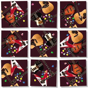 Guitars Music By Scramble Squares