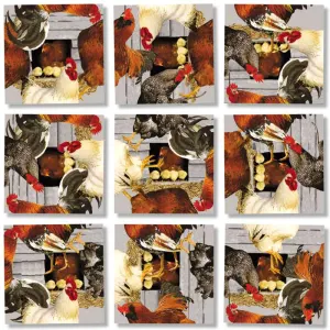 Roosters Farm Animal By Scramble Squares