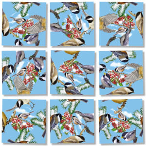 Black Capped Chickadees Birds By Scramble Squares