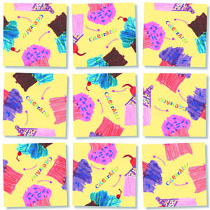 Cupcakes Dessert & Sweets By Scramble Squares