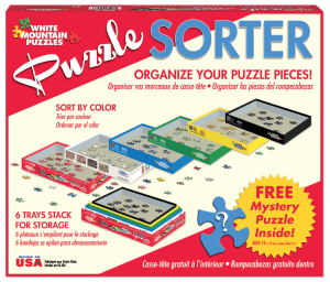 Puzzle Sorter By White Mountain