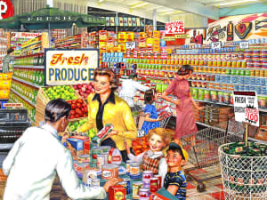 Mr Grocers Store Shopping By RoseArt